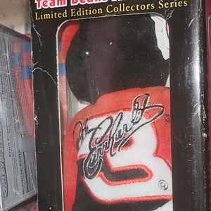 TEAM BEAN COLLECTOR SERIES DALE EARNHARDT BEANIE BABY BLACK BEAR